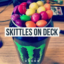 Skittles on deck